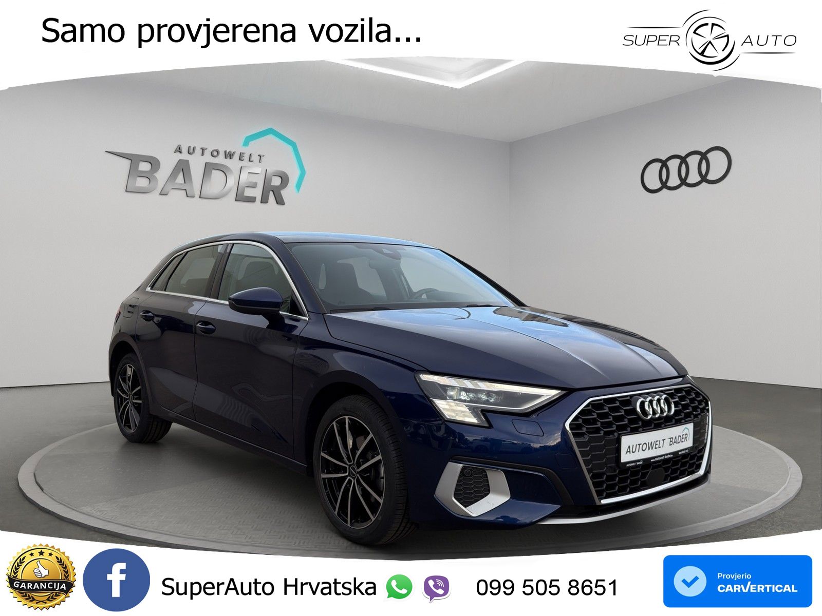 Audi A3 35 TDI (150 KS) S tronic advanced MATRIX+GR SJED+KAM