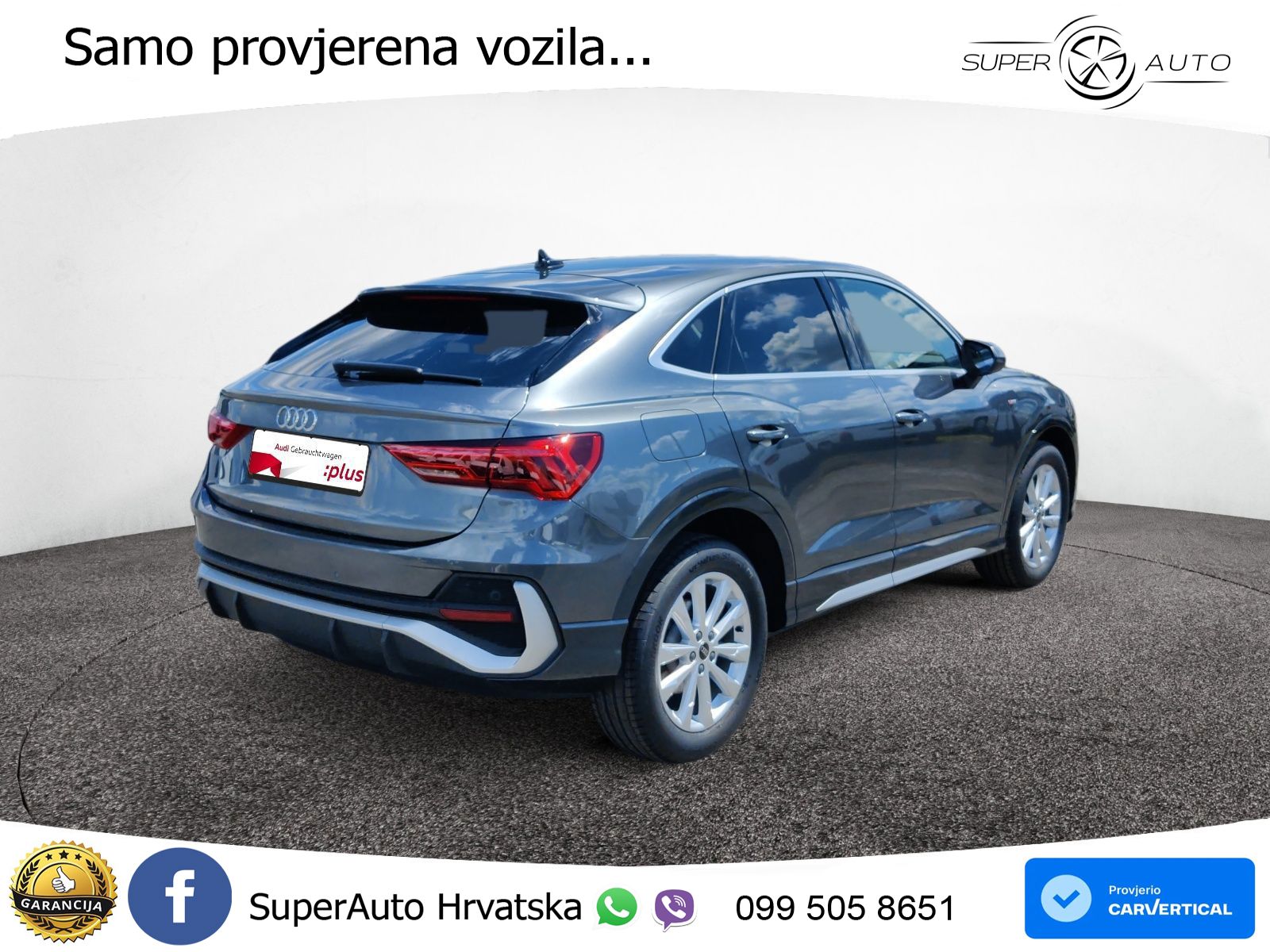 Audi Q3 II Sportback 35 TFSI (150 KS) S tronic S line LED+GR SJED+ACC