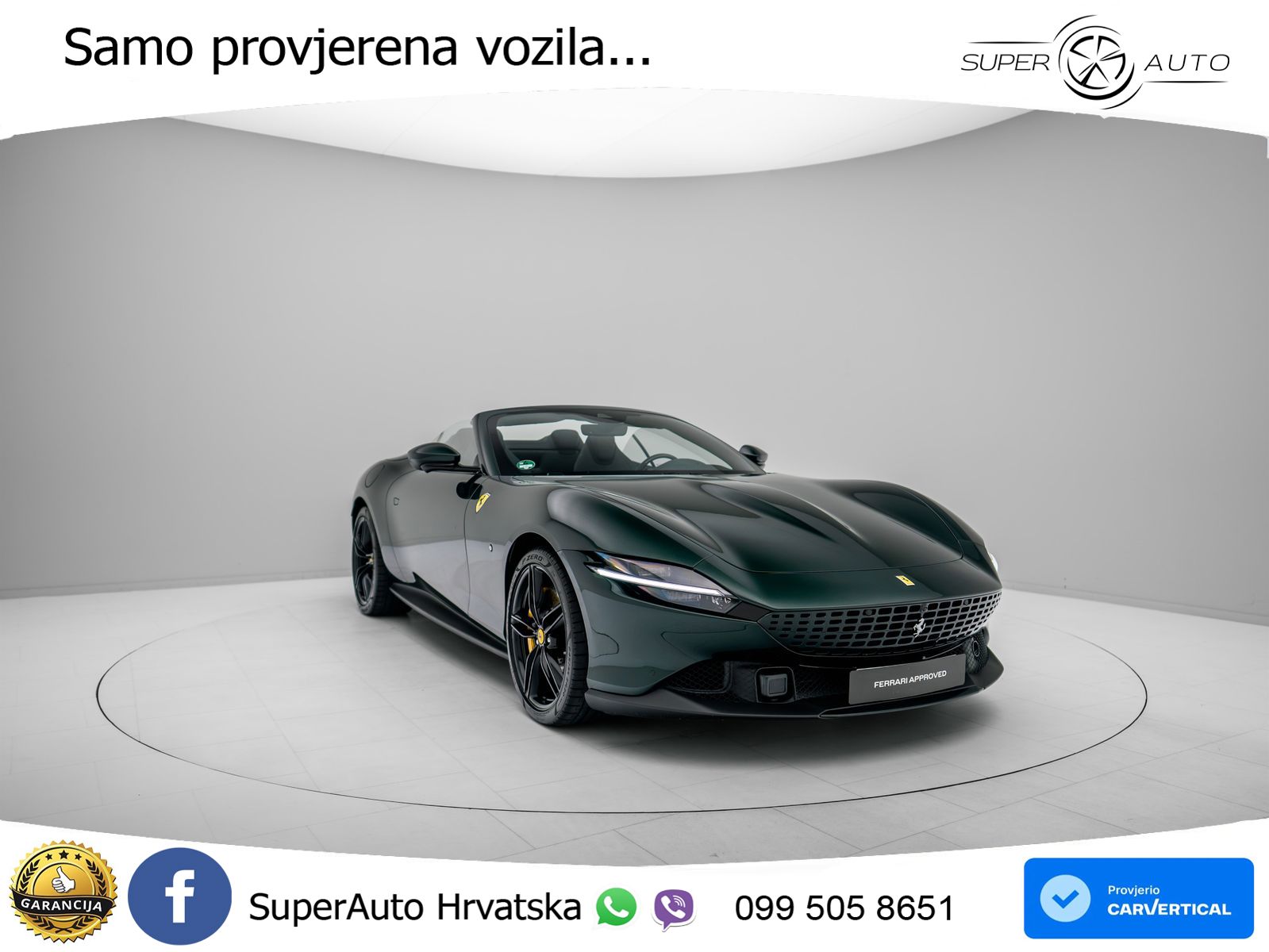 Ferrari Roma Spider 3.9 V8 (620 KS) F1 DCT