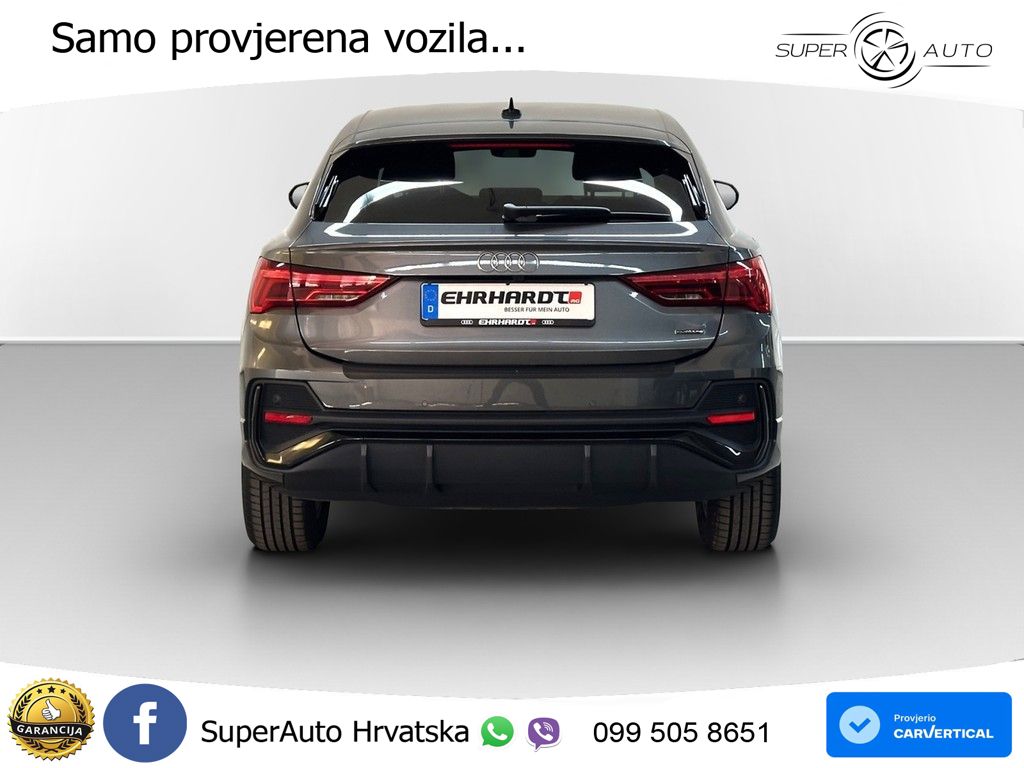 Audi Q3 II Sportback 40 TFSI (190 KS) quattro S tronic S line MATRIX+GR SJED+KAM