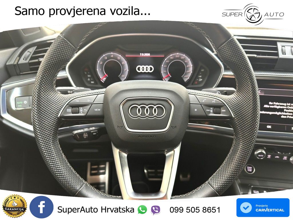 Audi Q3 II Sportback 40 TFSI (190 KS) quattro S tronic S line MATRIX+GR SJED+KAM
