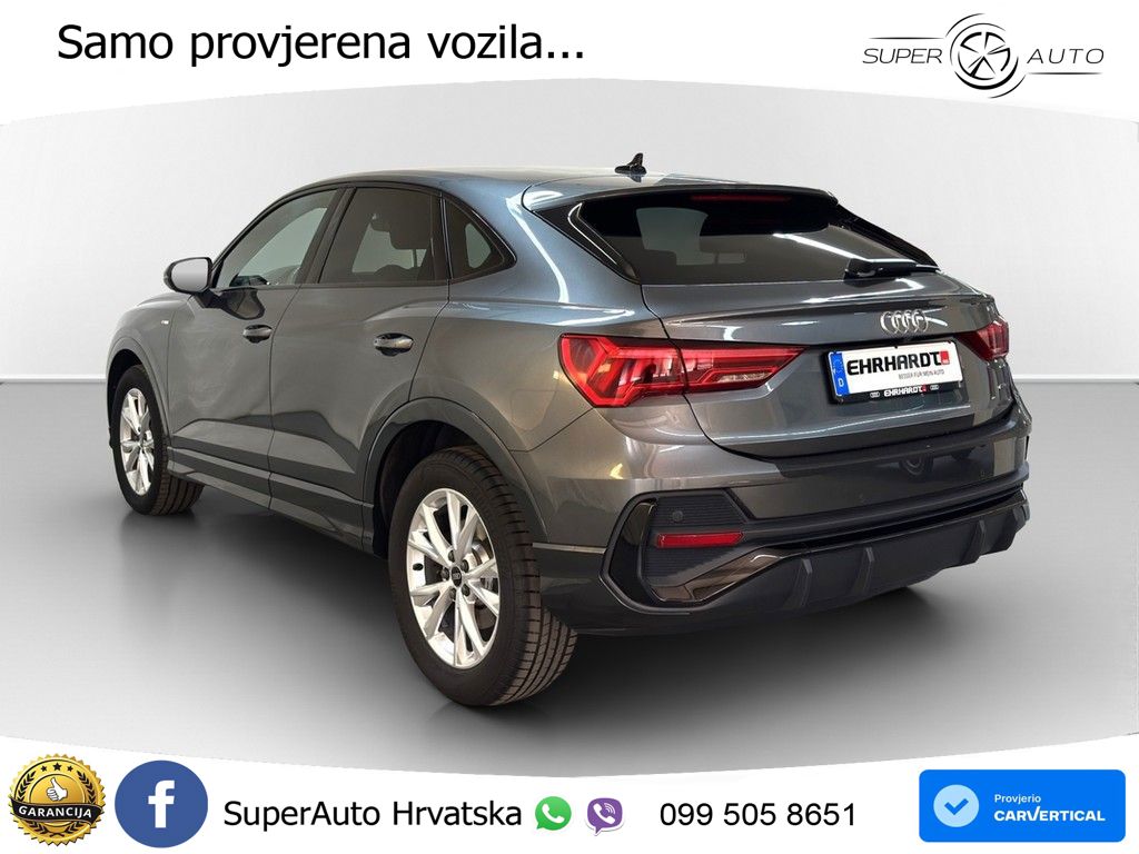 Audi Q3 II Sportback 40 TFSI (190 KS) quattro S tronic S line MATRIX+GR SJED+KAM