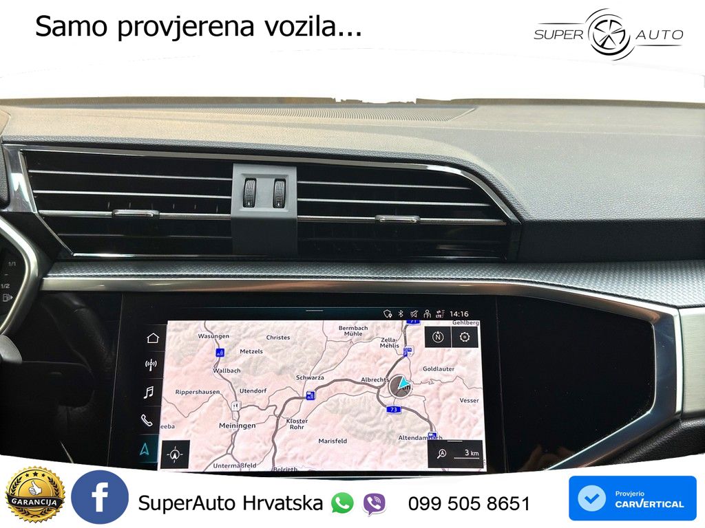 Audi Q3 II Sportback 40 TFSI (190 KS) quattro S tronic S line MATRIX+GR SJED+KAM