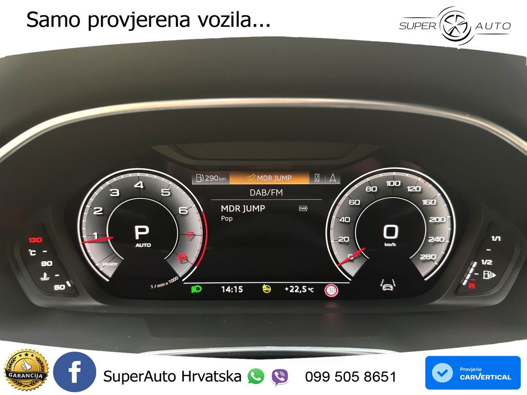 Audi Q3 II Sportback 40 TFSI (190 KS) quattro S tronic S line MATRIX+GR SJED+KAM