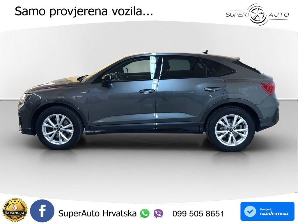 Audi Q3 II Sportback 40 TFSI (190 KS) quattro S tronic S line MATRIX+GR SJED+KAM
