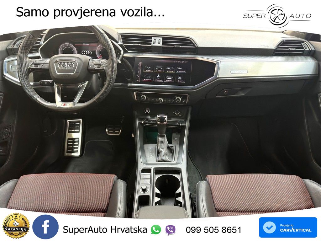 Audi Q3 II Sportback 40 TFSI (190 KS) quattro S tronic S line MATRIX+GR SJED+KAM