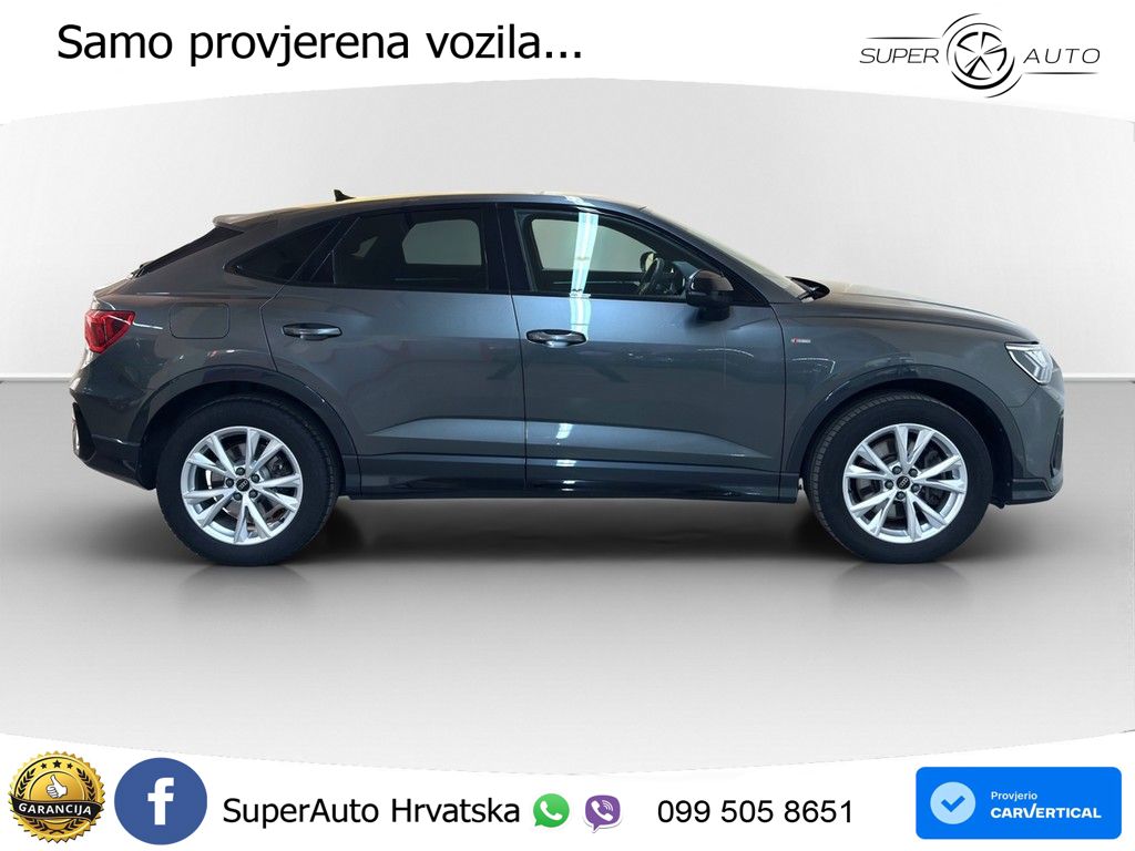Audi Q3 II Sportback 40 TFSI (190 KS) quattro S tronic S line MATRIX+GR SJED+KAM