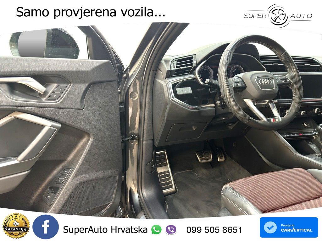 Audi Q3 II Sportback 40 TFSI (190 KS) quattro S tronic S line MATRIX+GR SJED+KAM