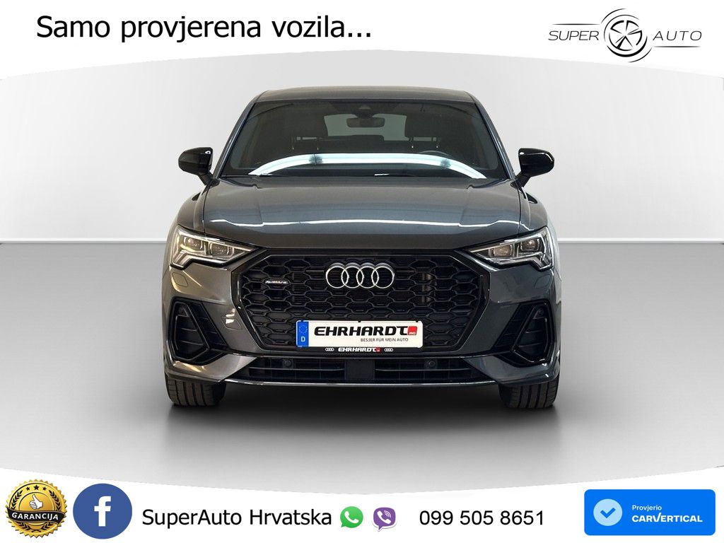Audi Q3 II Sportback 40 TFSI (190 KS) quattro S tronic S line MATRIX+GR SJED+KAM