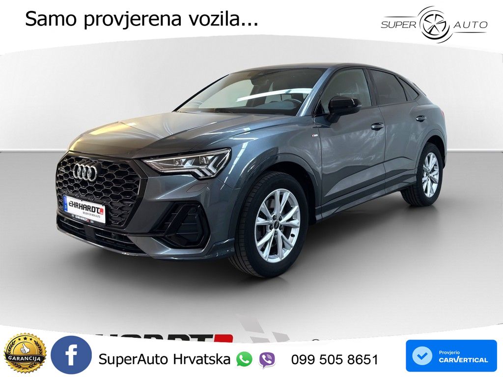 Audi Q3 II Sportback 40 TFSI (190 KS) quattro S tronic S line MATRIX+GR SJED+KAM