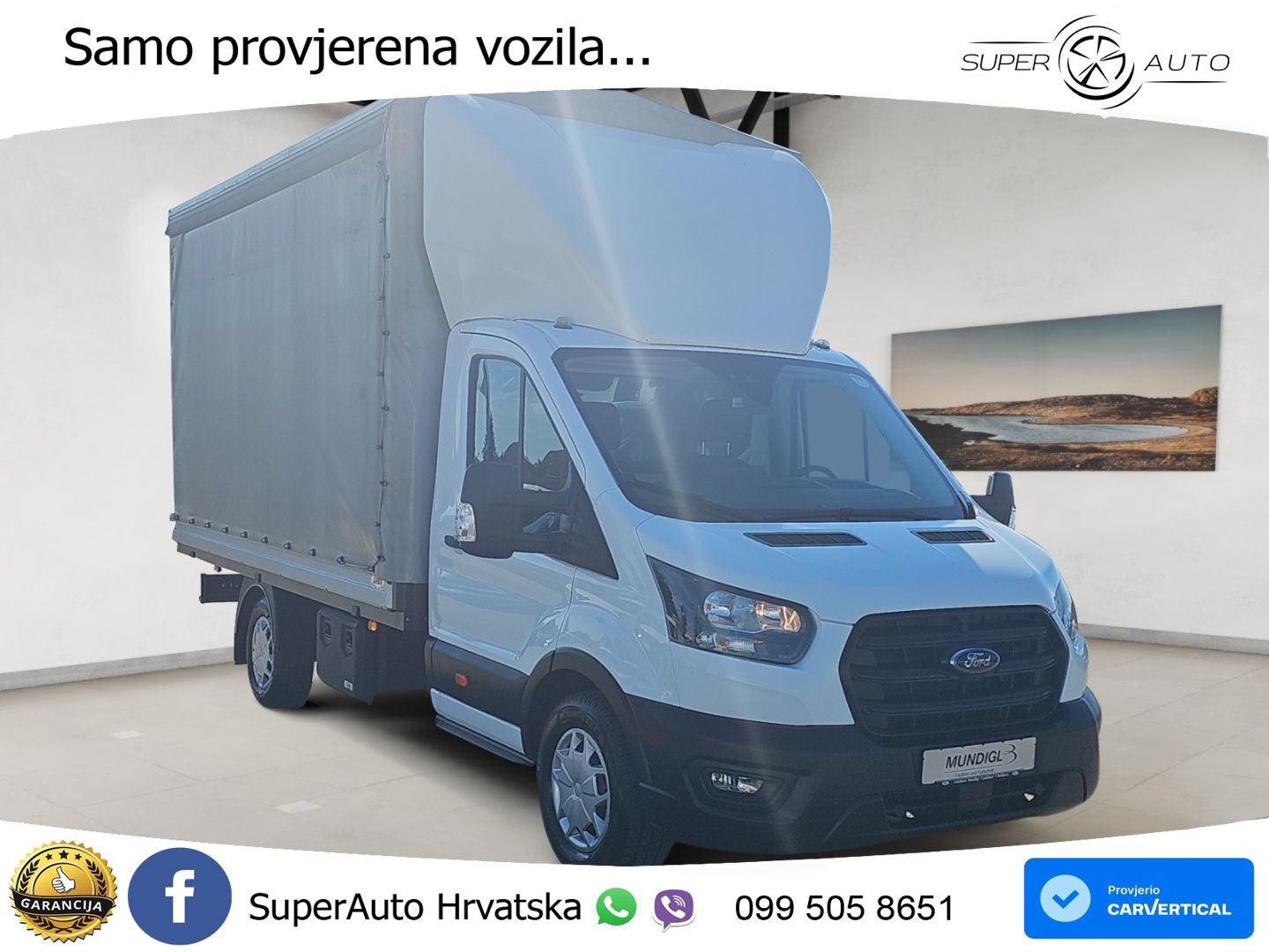 Ford Transit Trend 350 L4 PlanenPriegelaufbau NAVI Kl 170 KS