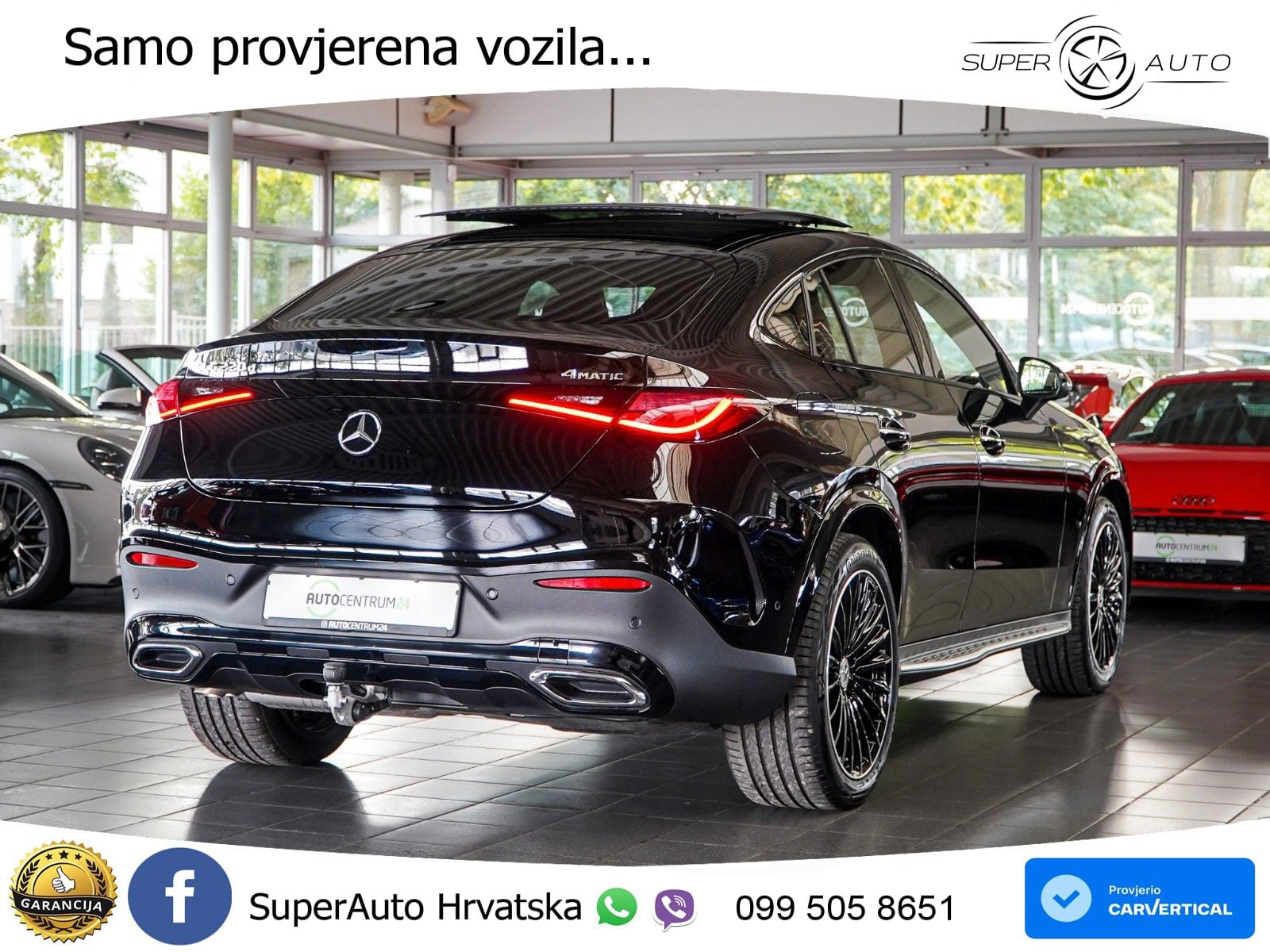 Mercedes GLC Coupe 220d (197 KS) 4MATIC 9G-TRONIC AMG ACC+HEAD+GR SJED+360+PANO