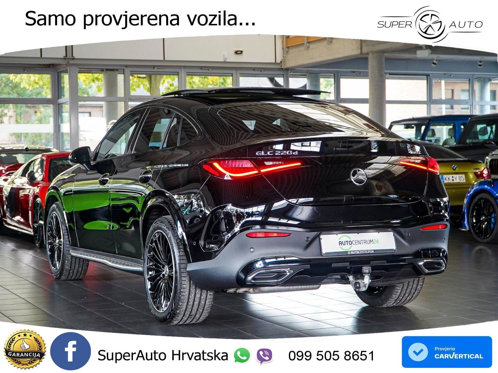 Mercedes GLC Coupe 220d (197 KS) 4MATIC 9G-TRONIC AMG ACC+HEAD+GR SJED+360+PANO