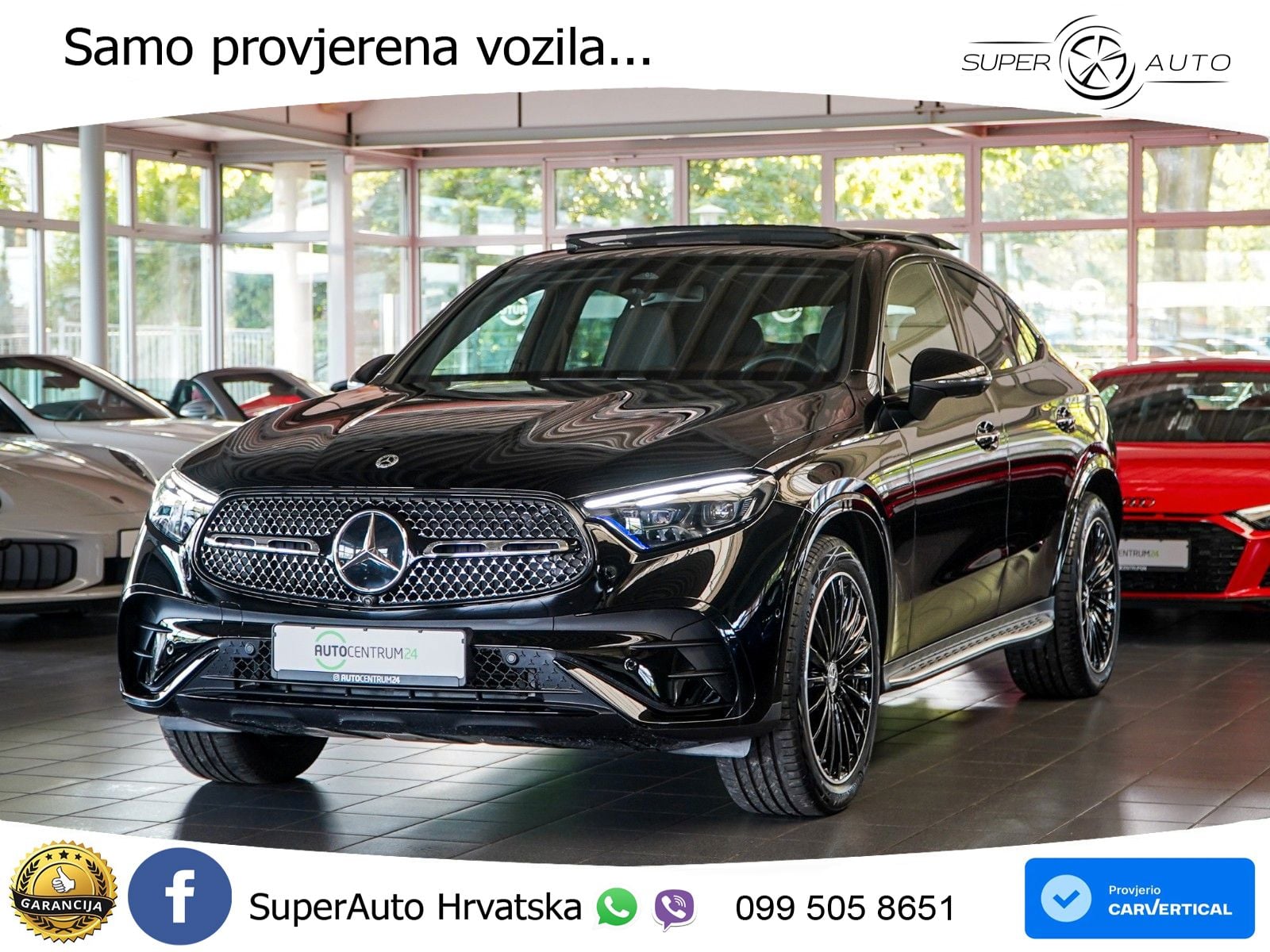 Mercedes GLC Coupe 220d (197 KS) 4MATIC 9G-TRONIC AMG ACC+HEAD+GR SJED+360+PANO