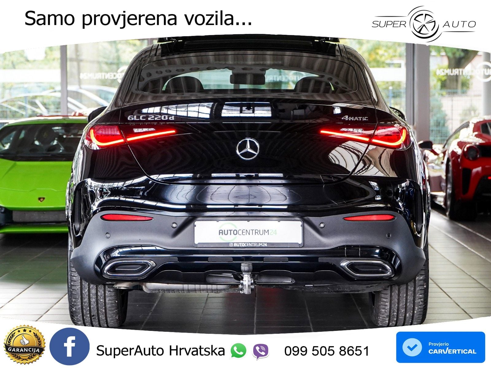 Mercedes GLC Coupe 220d (197 KS) 4MATIC 9G-TRONIC AMG ACC+HEAD+GR SJED+360+PANO