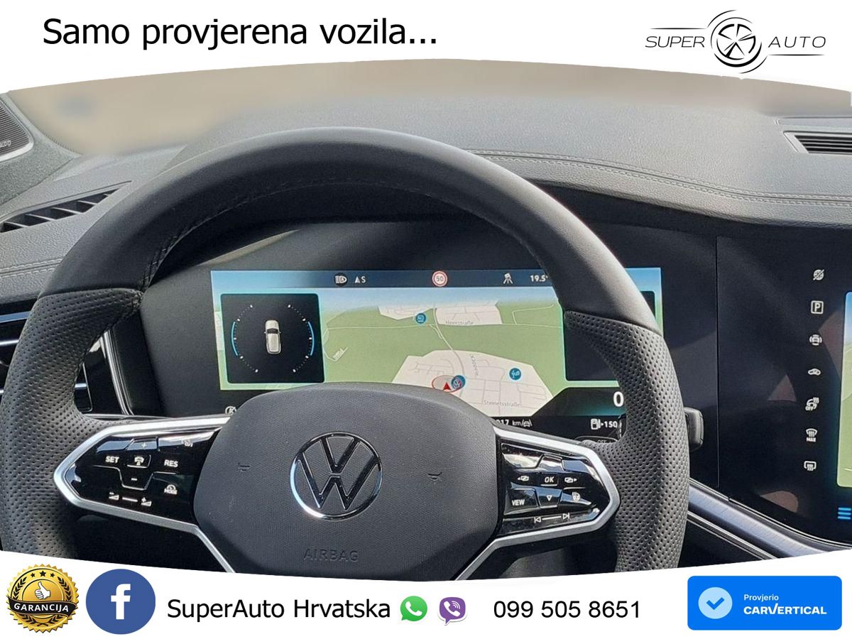 Volkswagen Touareg 3.0 V6 TDI (286 KS) 4MOTION Tiptronic R-Line ZRAČNI+ACC+GR SJED+KAM+PANO
