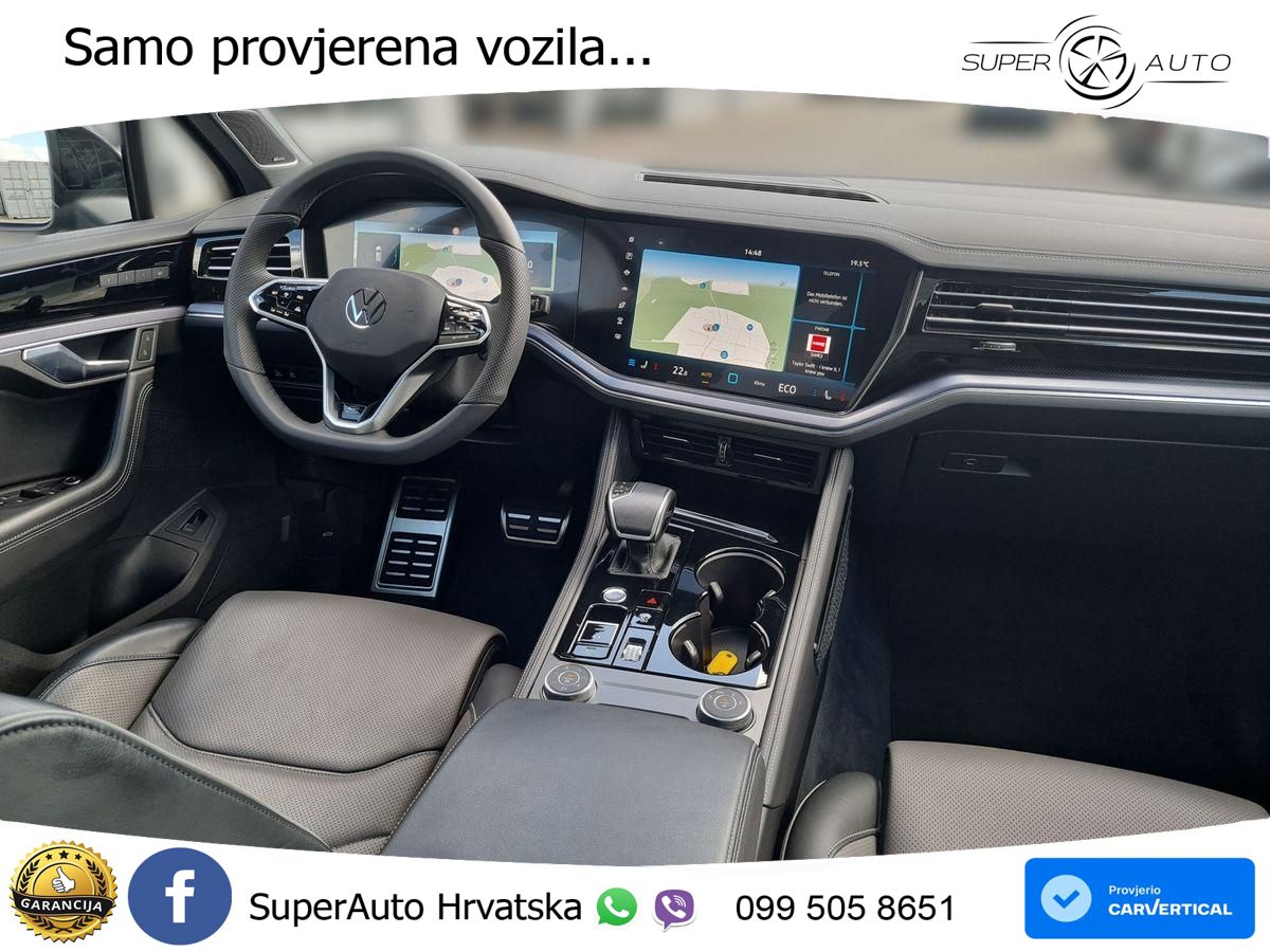 Volkswagen Touareg 3.0 V6 TDI (286 KS) 4MOTION Tiptronic R-Line ZRAČNI+ACC+GR SJED+KAM+PANO