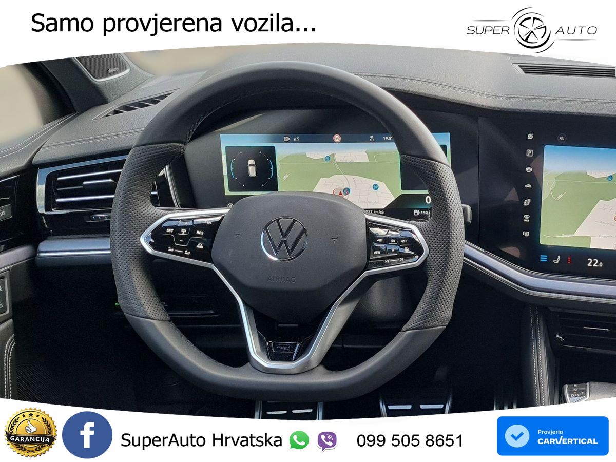 Volkswagen Touareg 3.0 V6 TDI (286 KS) 4MOTION Tiptronic R-Line ZRAČNI+ACC+GR SJED+KAM+PANO