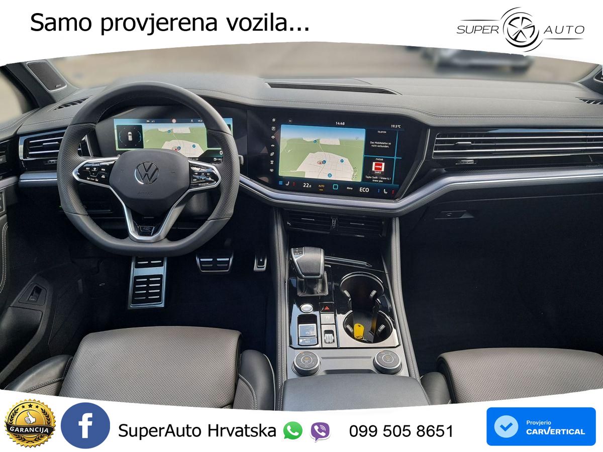 Volkswagen Touareg 3.0 V6 TDI (286 KS) 4MOTION Tiptronic R-Line ZRAČNI+ACC+GR SJED+KAM+PANO