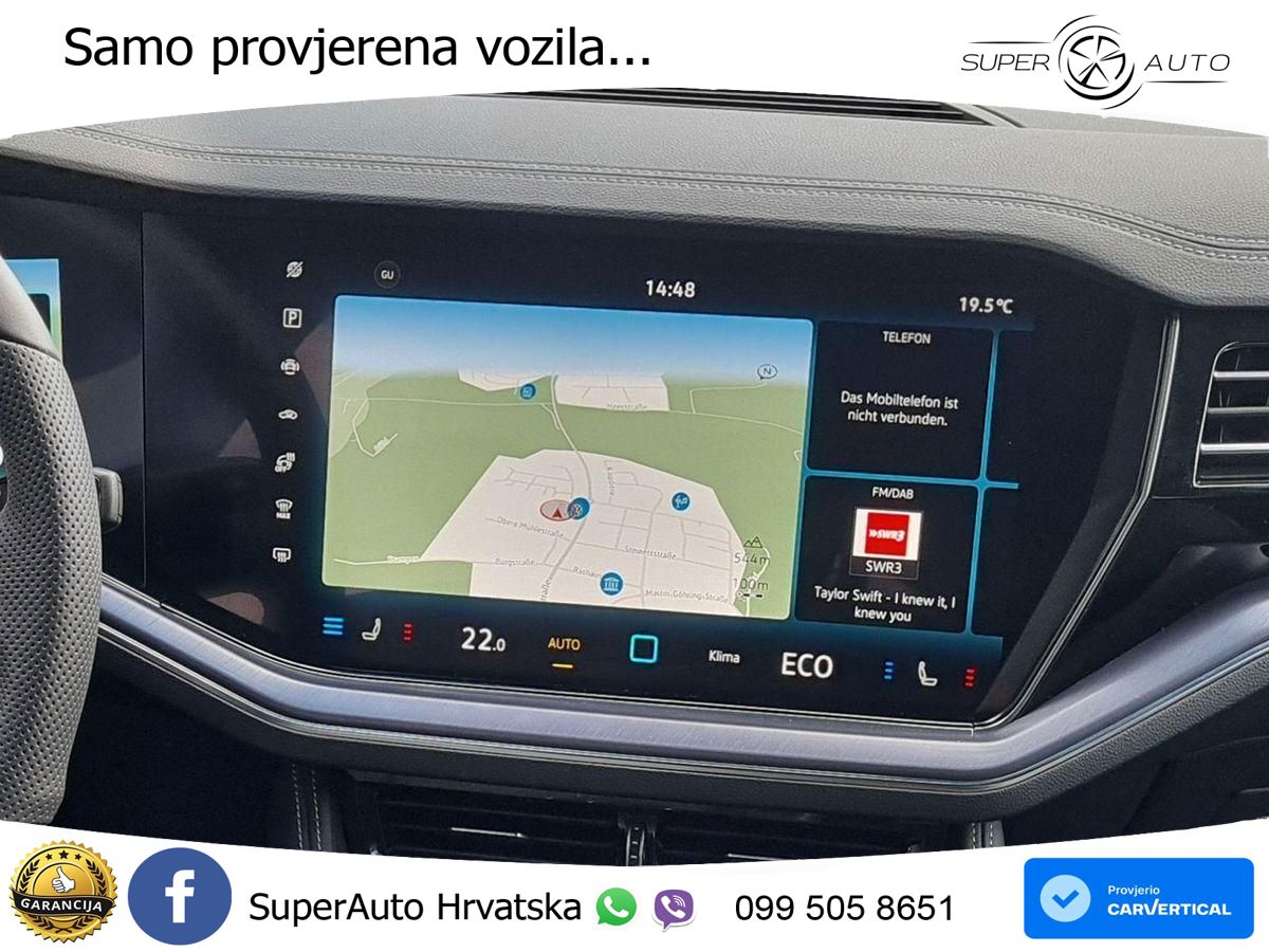 Volkswagen Touareg 3.0 V6 TDI (286 KS) 4MOTION Tiptronic R-Line ZRAČNI+ACC+GR SJED+KAM+PANO