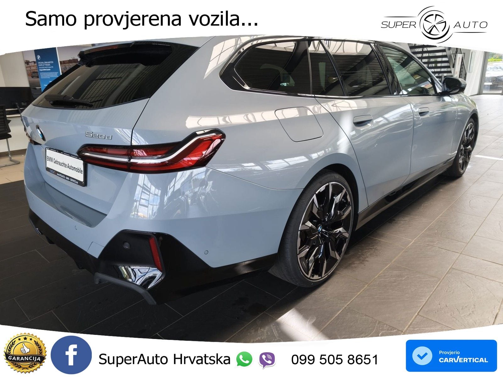 BMW 520d Touring (197 KS) xDrive Steptronic M Sport ACC+HEAD+GR SJED+360+PANO