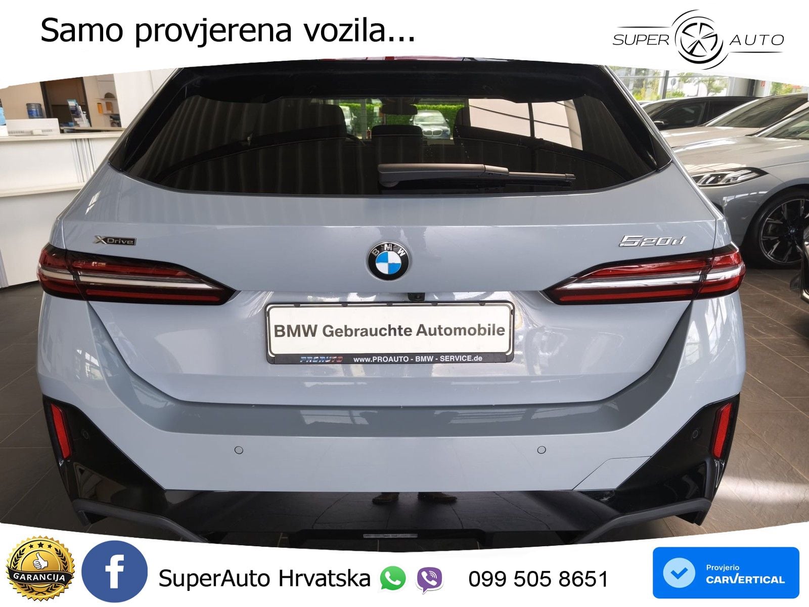 BMW 520d Touring (197 KS) xDrive Steptronic M Sport ACC+HEAD+GR SJED+360+PANO