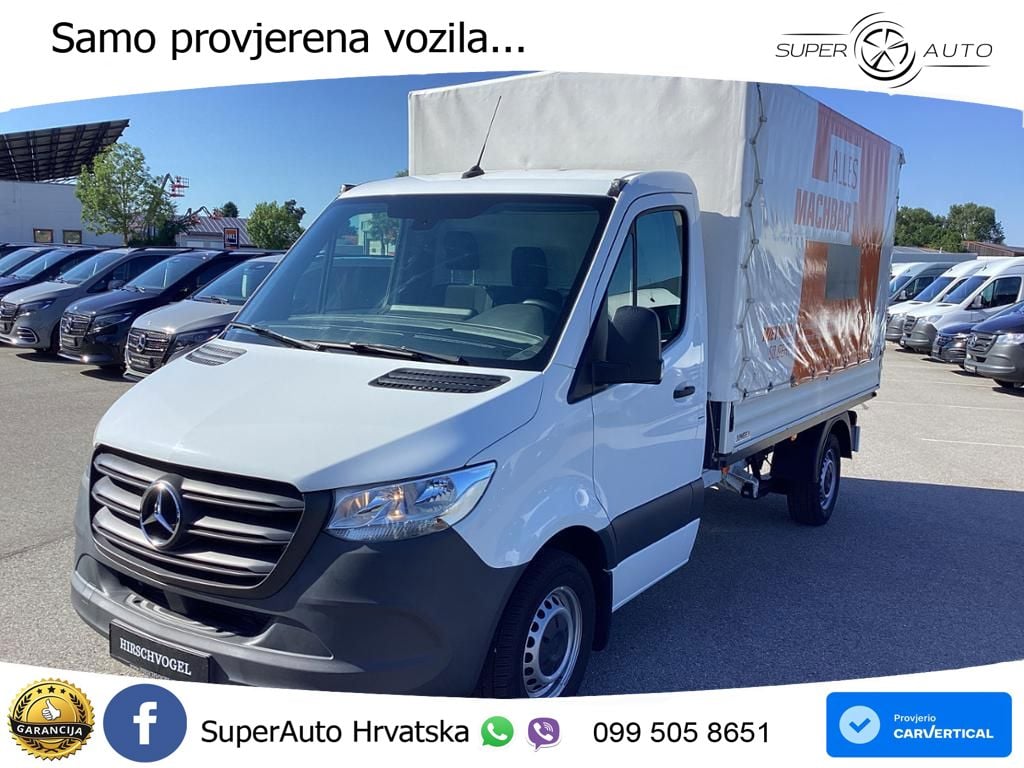 Mercedes-Benz Sprinter 315 CDI Pritsche Plane Klima Tempomat 150 KS