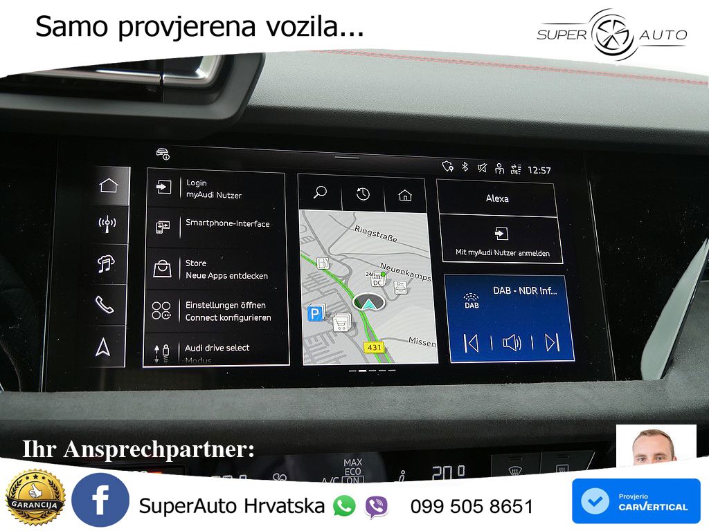 Audi A3 45 TFSIe (272 KS) S tronic S line LED+GR SJED+ACC