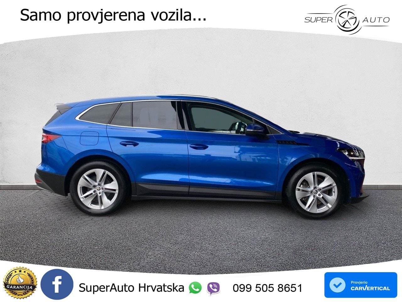 Škoda Enyaq iV 80 82 kWh (204 KS) LED+GR SJED+ACC