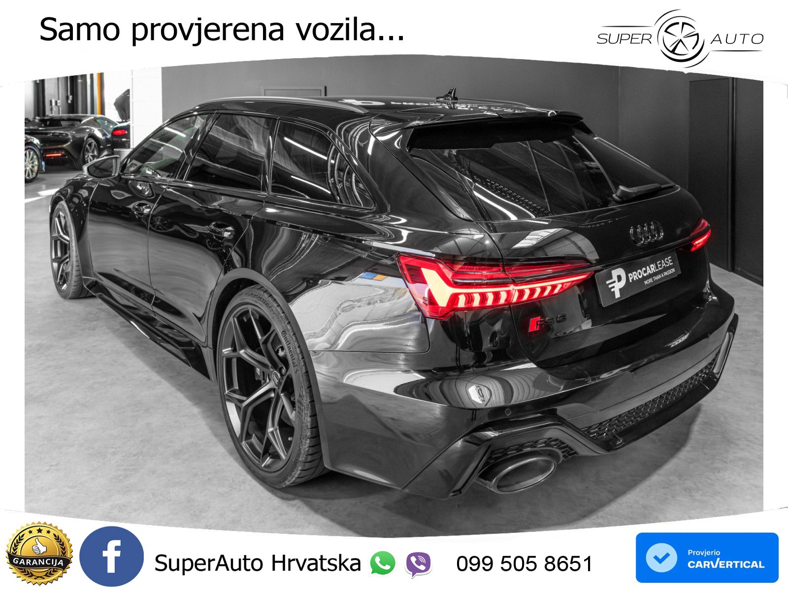 Audi RS6 Avant 4.0 TFSI V8 performance (630 KS)  quattro tiptronic LED+GR SJED+ACC