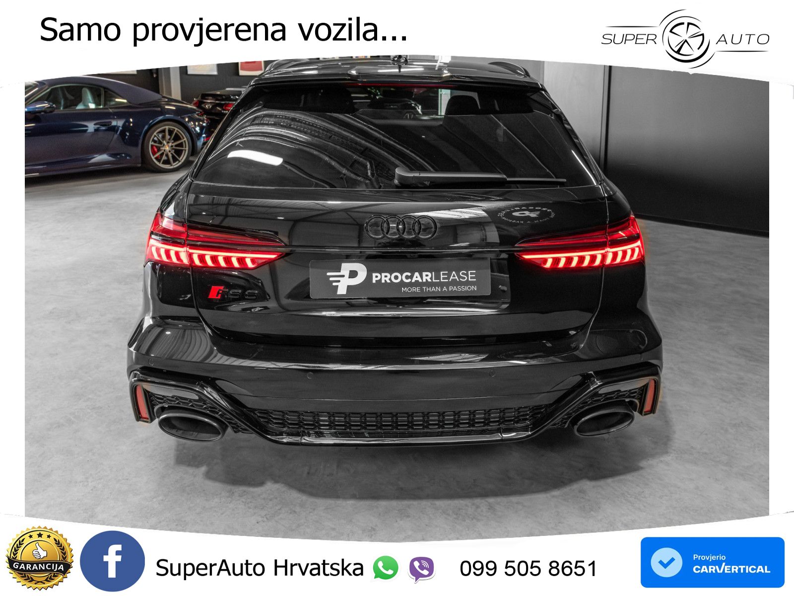 Audi RS6 Avant 4.0 TFSI V8 performance (630 KS)  quattro tiptronic LED+GR SJED+ACC
