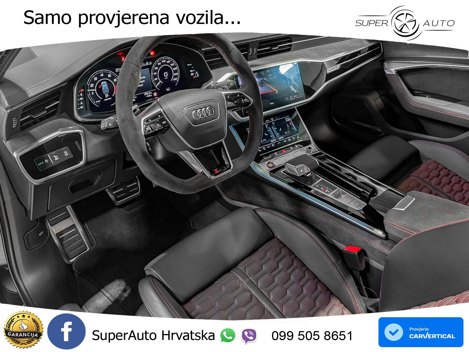 Audi RS6 Avant 4.0 TFSI V8 performance (630 KS)  quattro tiptronic LED+GR SJED+ACC