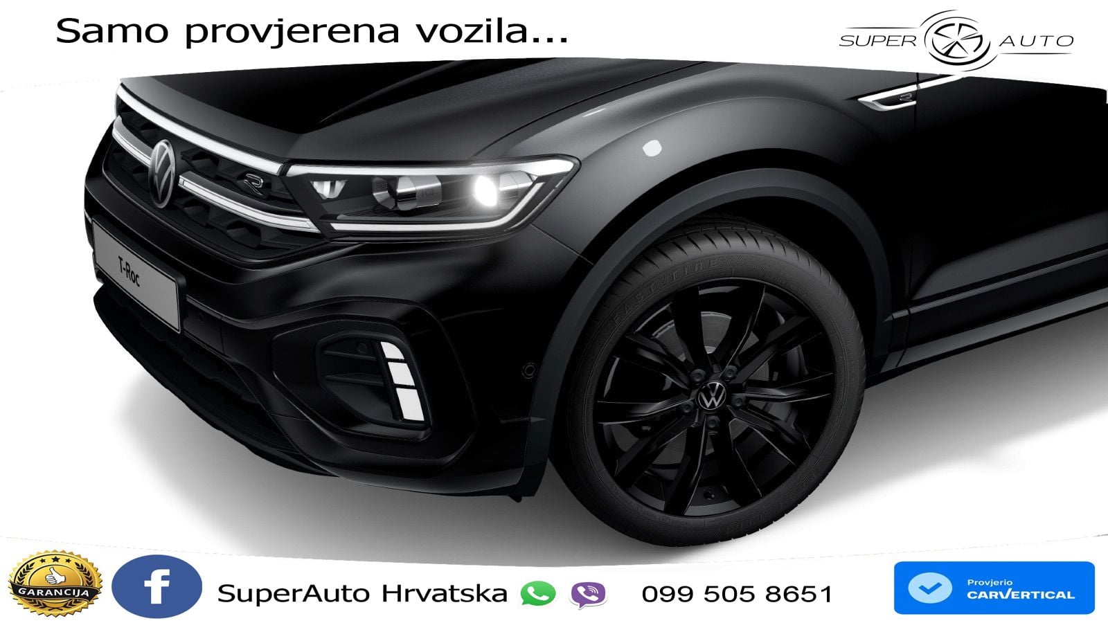 Volkswagen T-Roc 1.5 TSI (150 KS) DSG R-Line LED+GR SJED+ACC
