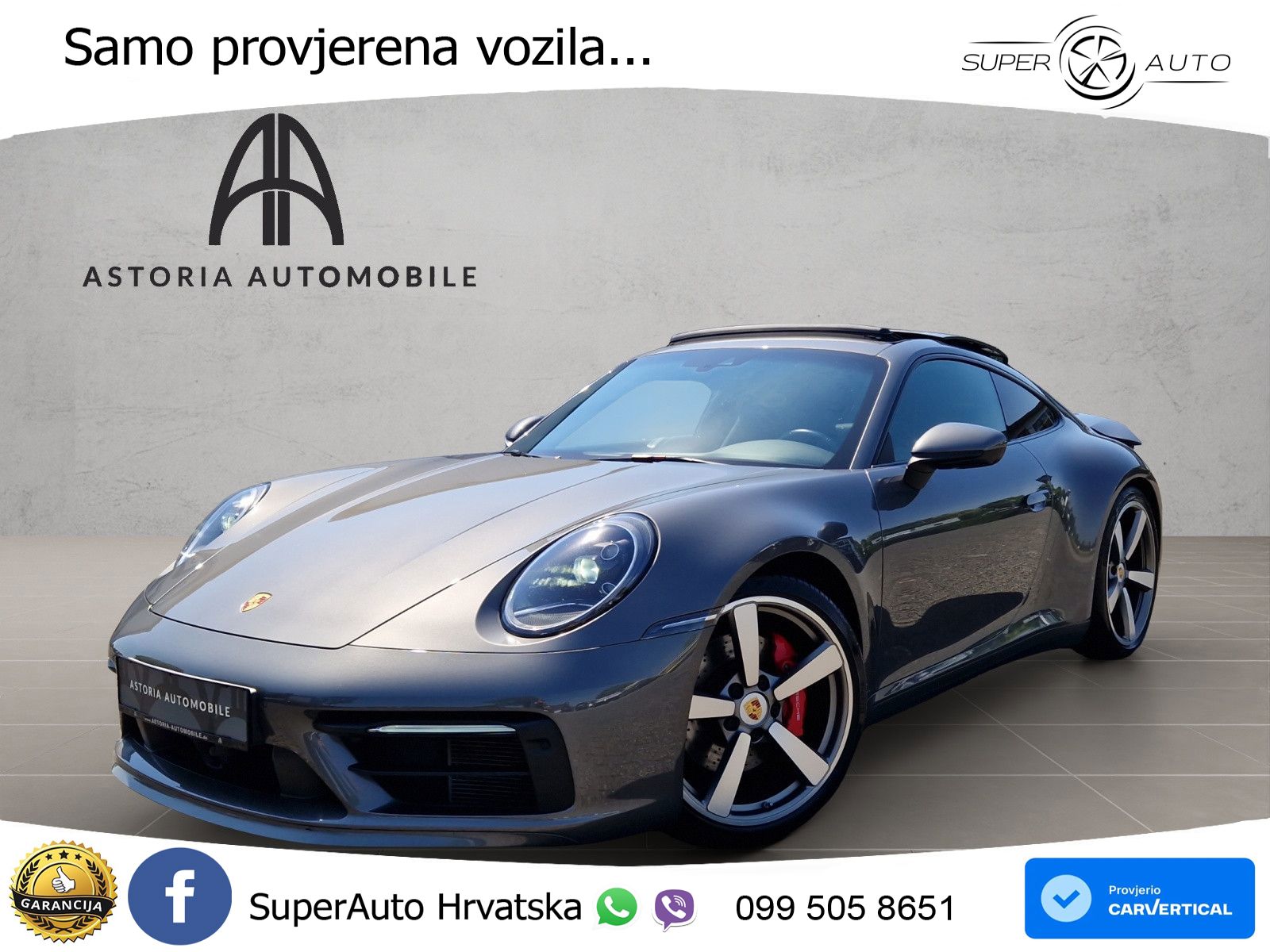 Porsche 911 Carrera S 3.0 (450 KS) PDK LED+GR SJED+ACC