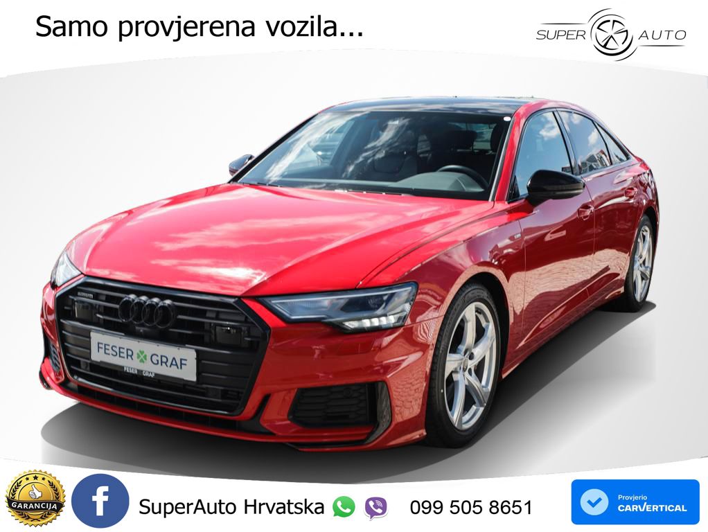 Audi A6 45 TFSI (265 KS) quattro ultra S tronic 2x S line ACC+GR SJED+360+PANO