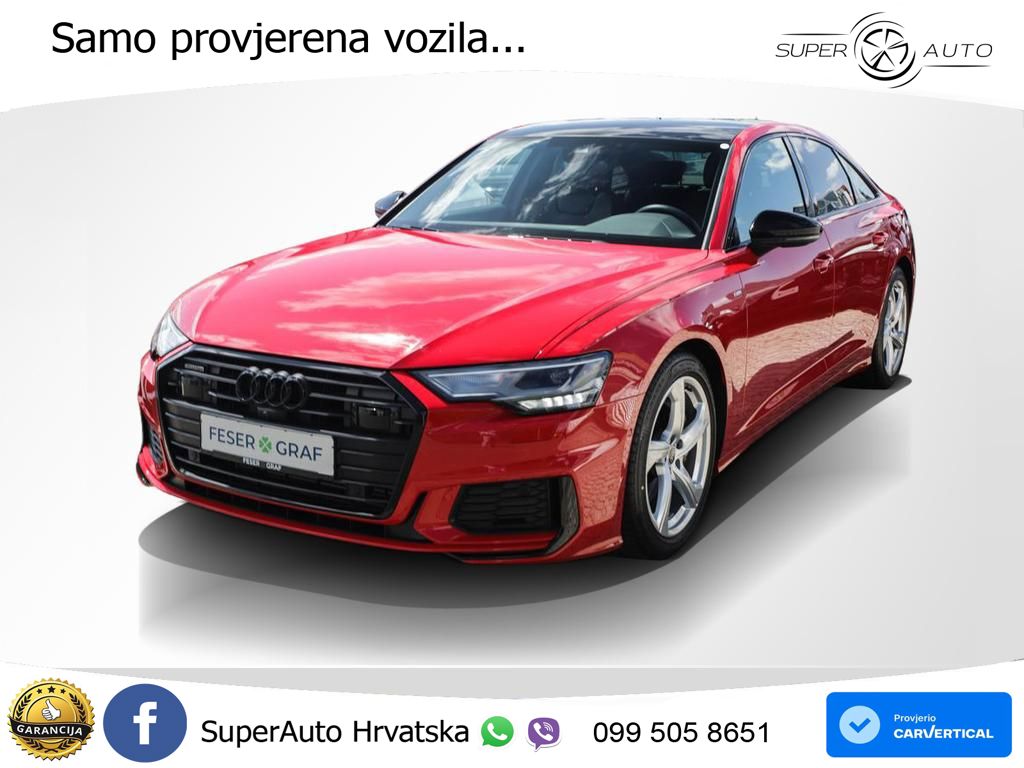 Audi A6 45 TFSI (265 KS) quattro ultra S tronic 2x S line ACC+GR SJED+360+PANO