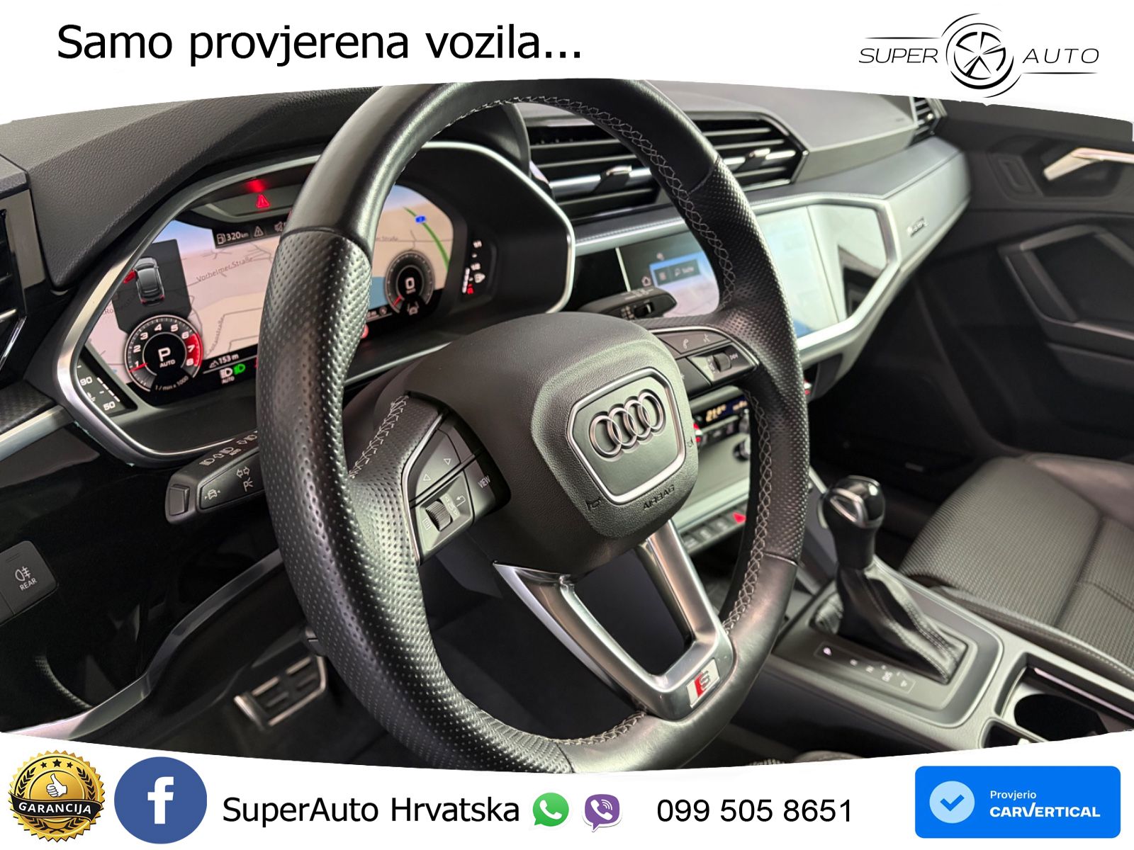 Audi Q3 II Sportback 40 TFSI (190 KS) quattro S tronic S line LED+GR SJED+ACC