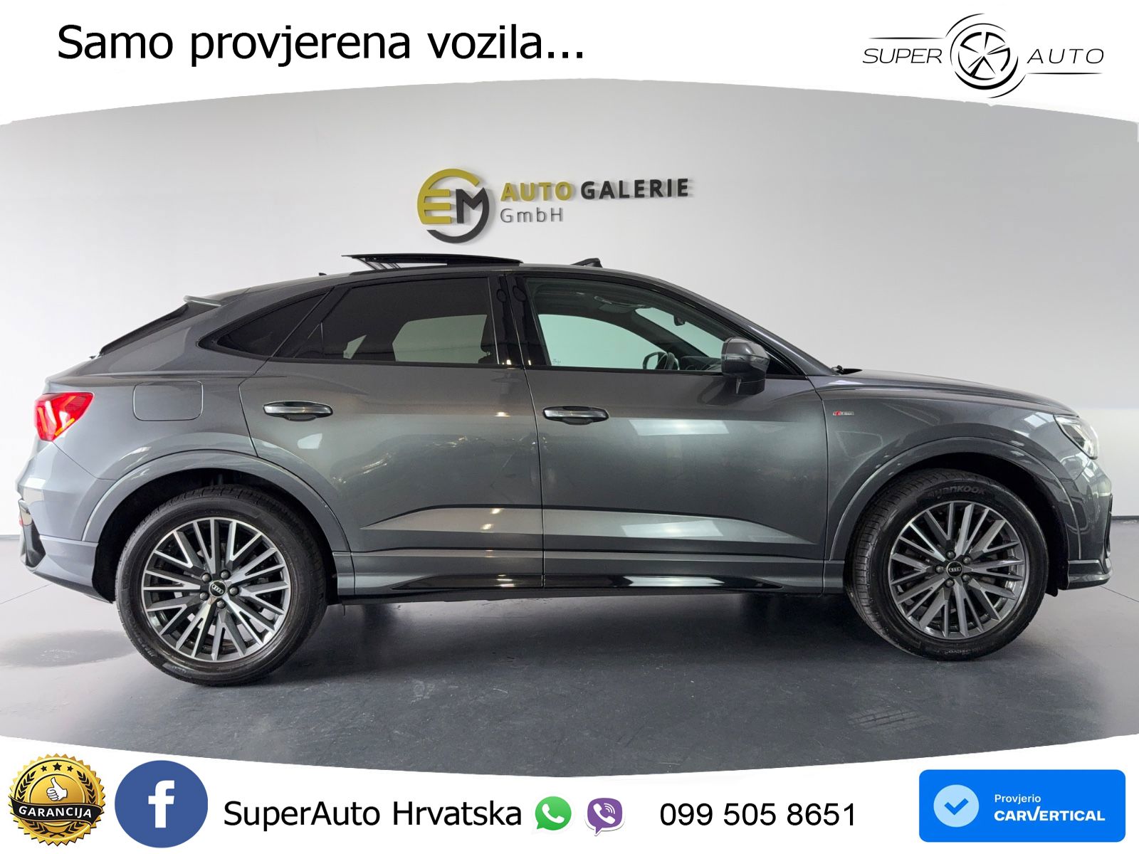 Audi Q3 II Sportback 40 TFSI (190 KS) quattro S tronic S line LED+GR SJED+ACC