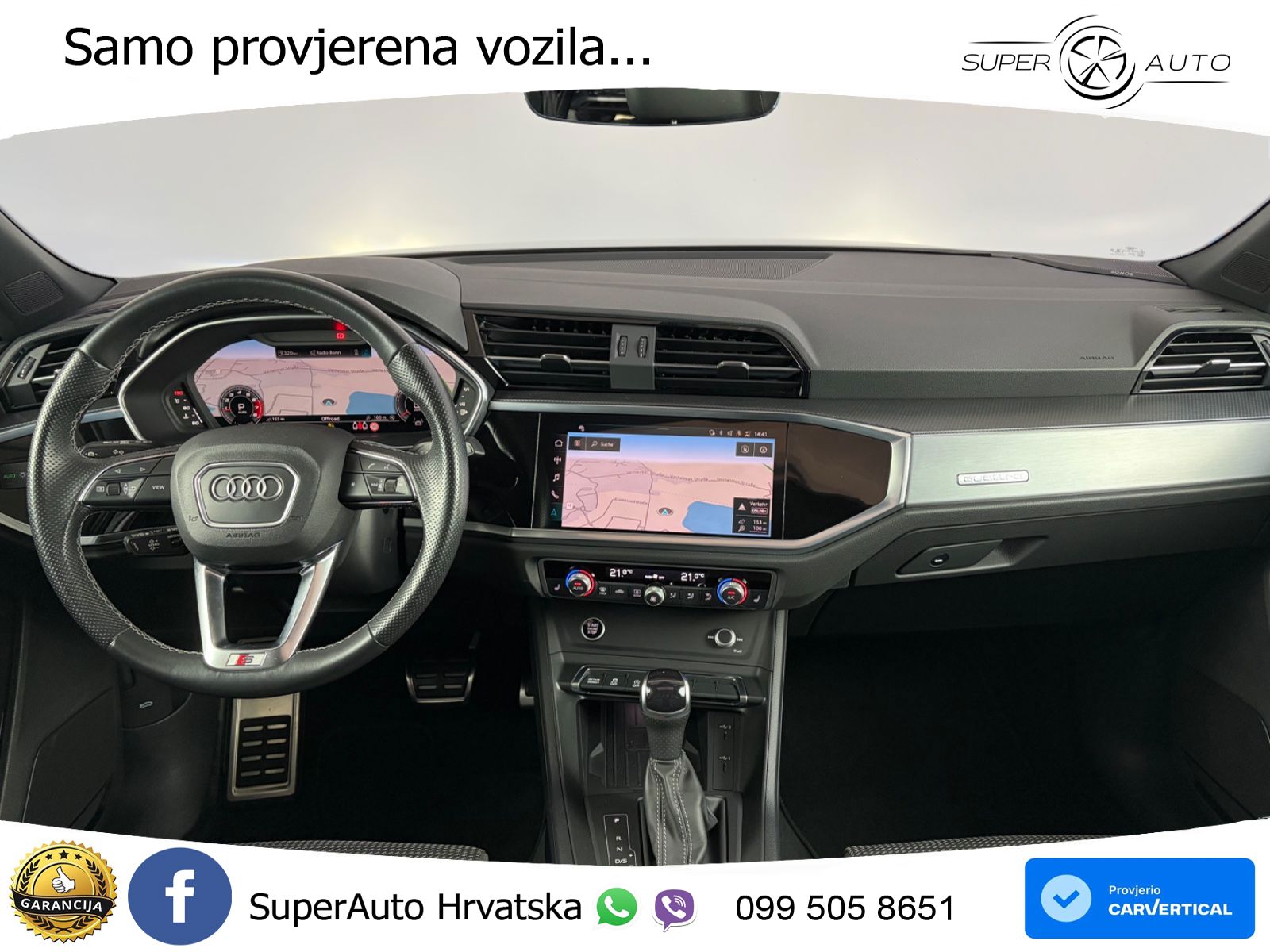 Audi Q3 II Sportback 40 TFSI (190 KS) quattro S tronic S line LED+GR SJED+ACC