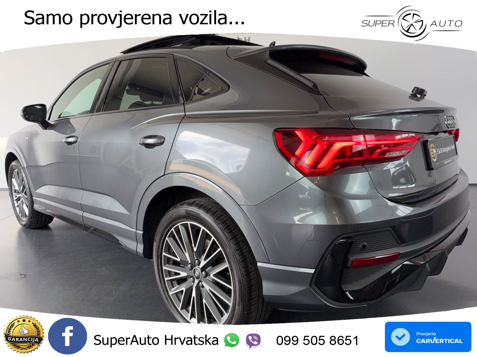 Audi Q3 II Sportback 40 TFSI (190 KS) quattro S tronic S line LED+GR SJED+ACC