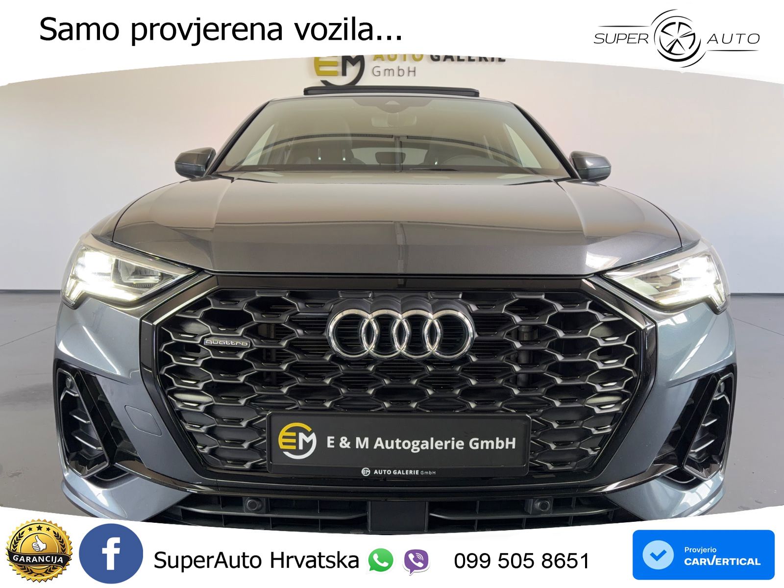 Audi Q3 II Sportback 40 TFSI (190 KS) quattro S tronic S line LED+GR SJED+ACC