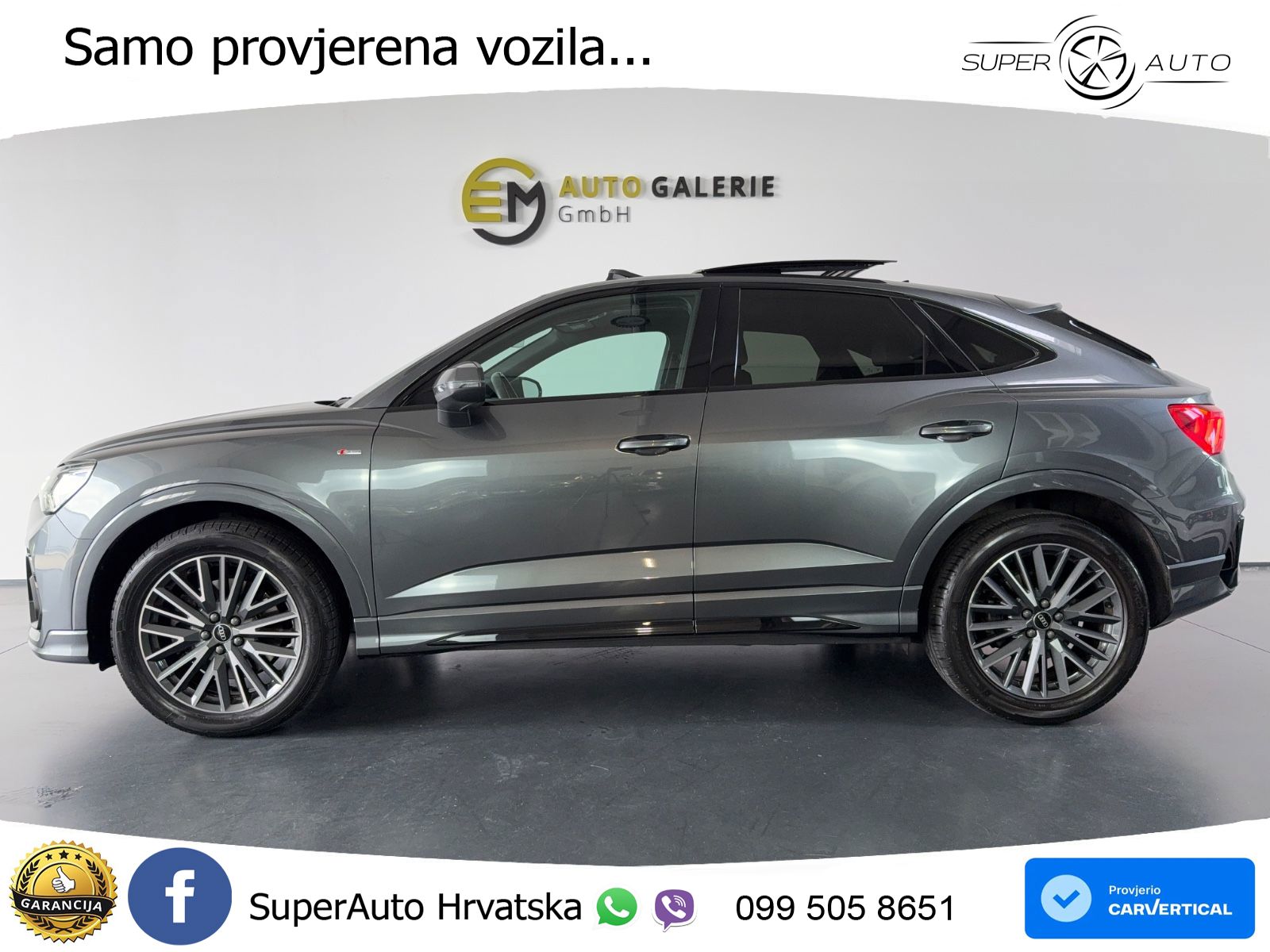 Audi Q3 II Sportback 40 TFSI (190 KS) quattro S tronic S line LED+GR SJED+ACC