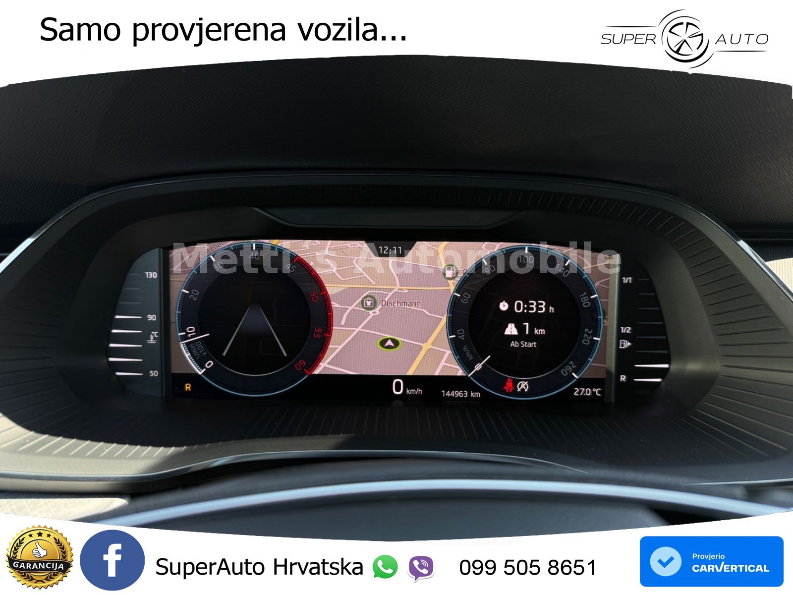 Škoda Octavia Combi 2.0 TDI (150 KS) DSG LED+GR SJED+ACC