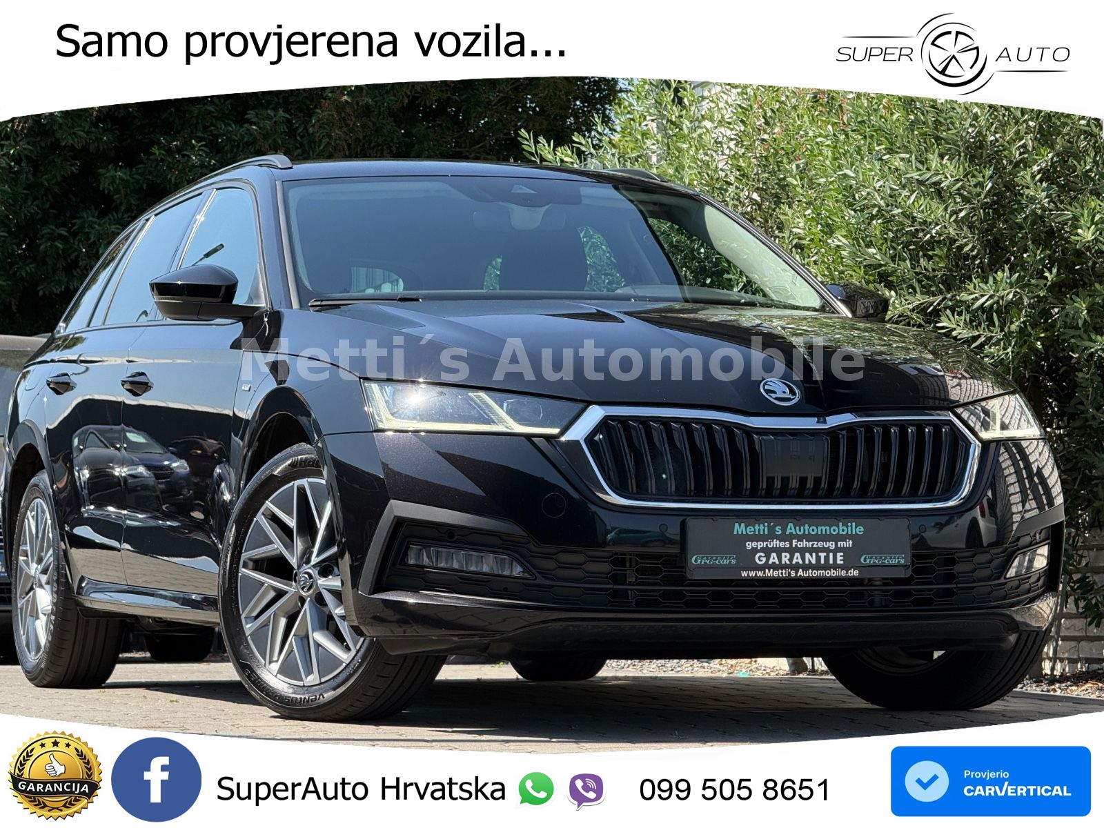 Škoda Octavia Combi 2.0 TDI (150 KS) DSG LED+GR SJED+ACC