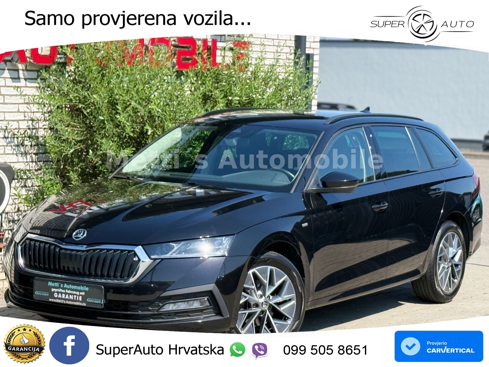 Škoda Octavia Combi 2.0 TDI (150 KS) DSG LED+GR SJED+ACC