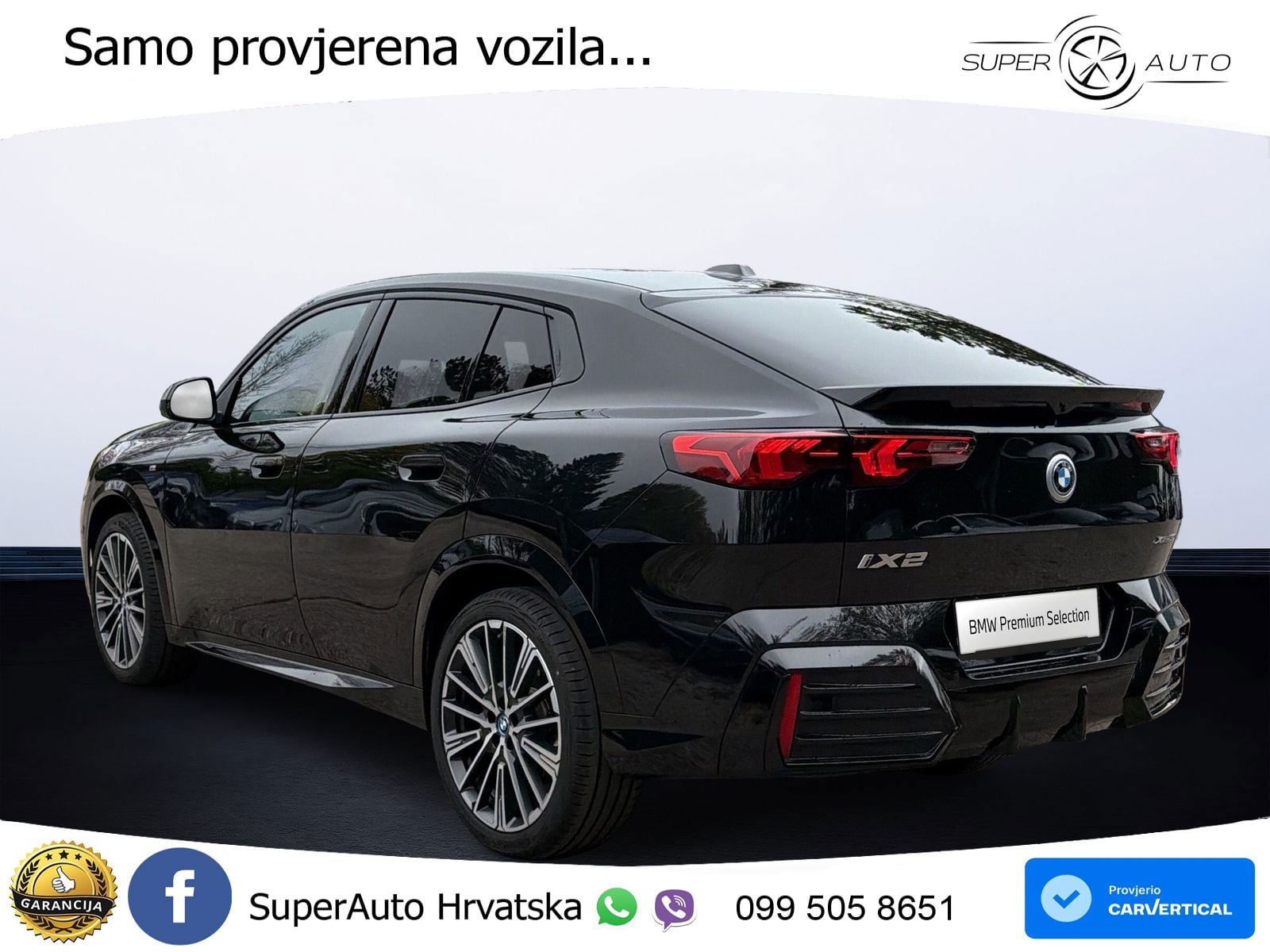 BMW iX2 66.5 kWh (313 KS) xDrive30 M Sport LED+GR SJED+ACC