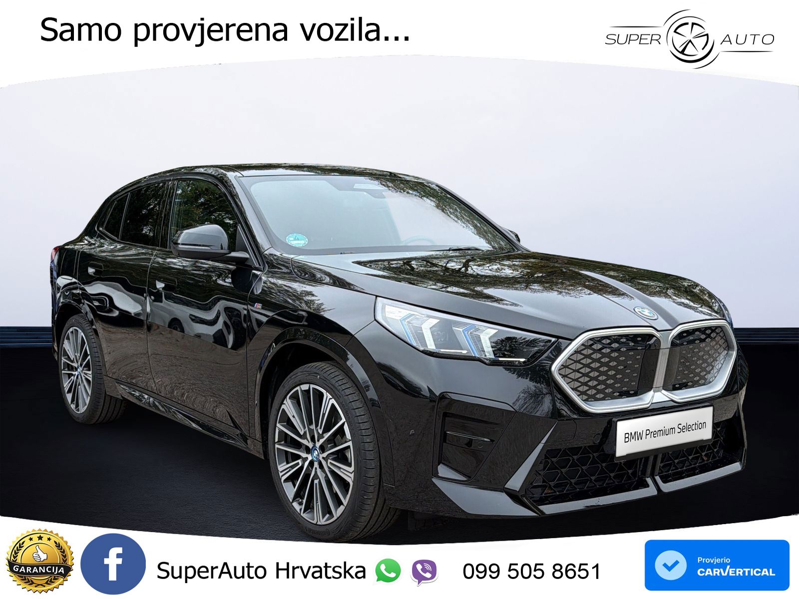 BMW iX2 66.5 kWh (313 KS) xDrive30 M Sport LED+GR SJED+ACC
