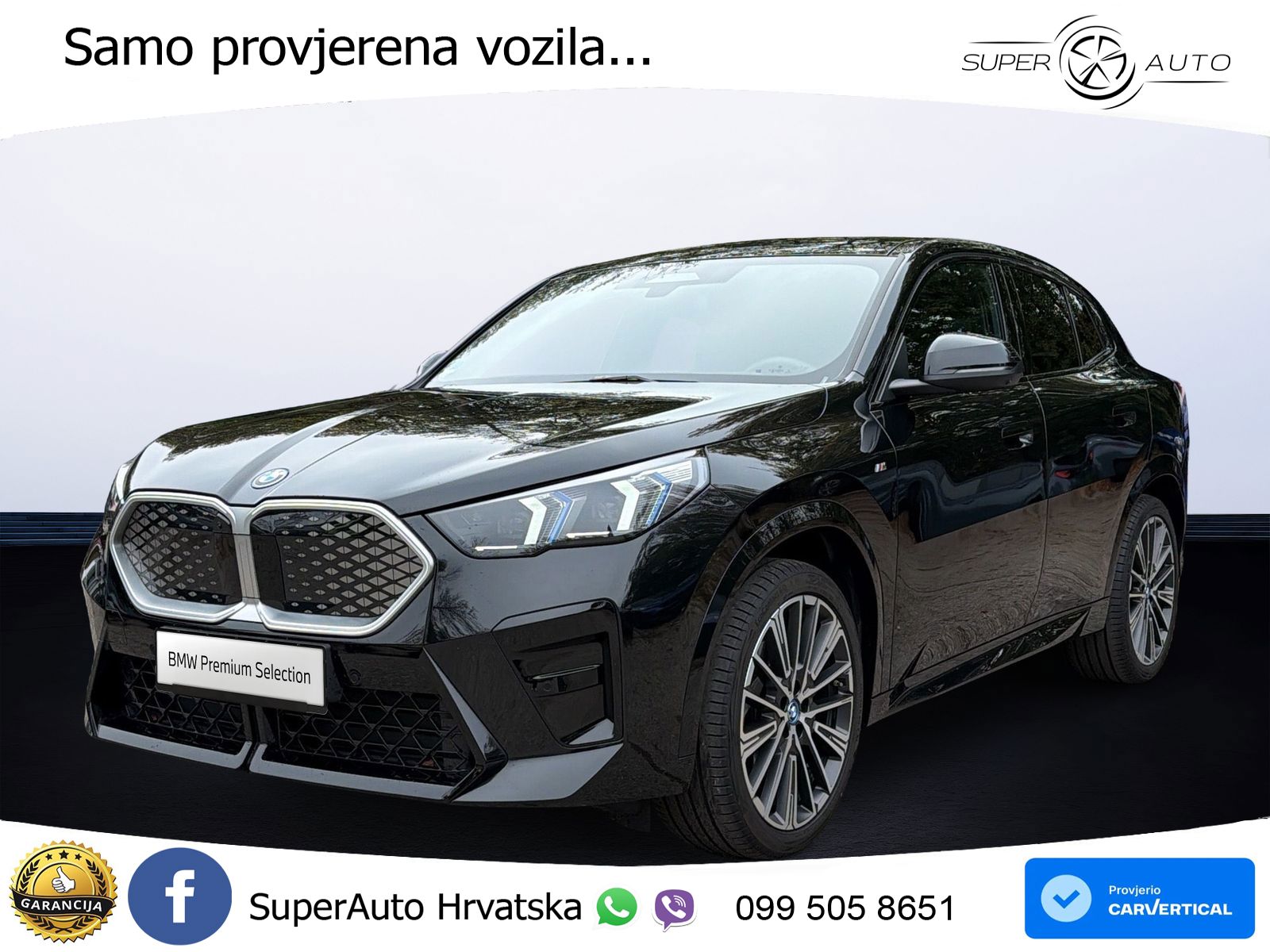 BMW iX2 66.5 kWh (313 KS) xDrive30 M Sport LED+GR SJED+ACC