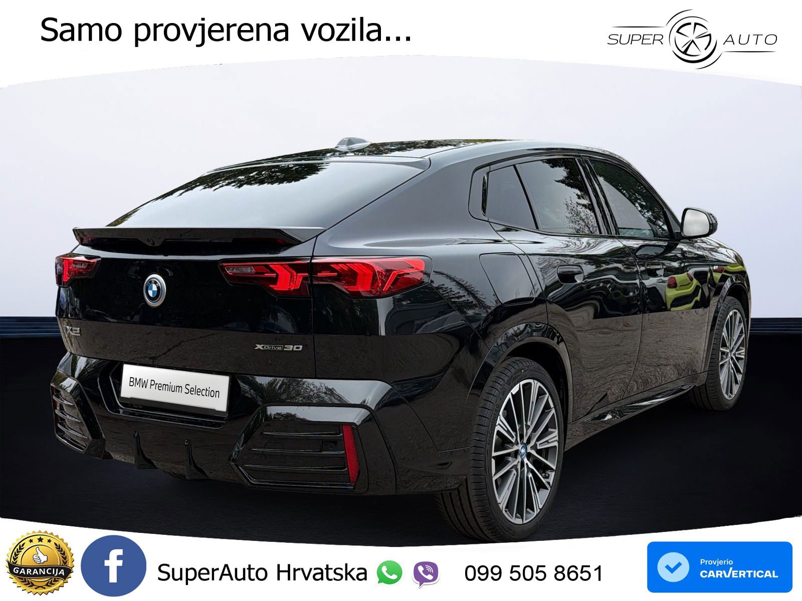 BMW iX2 66.5 kWh (313 KS) xDrive30 M Sport LED+GR SJED+ACC