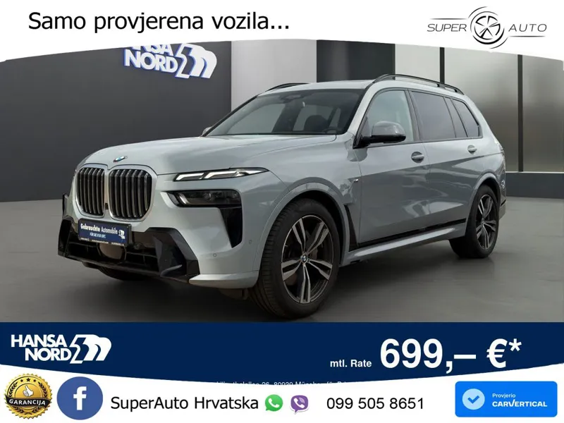 BMW X7 40d (352 KS) xDrive Steptronic M Sport ZRAČNI+ACC+GR SJED+KAM+PANO